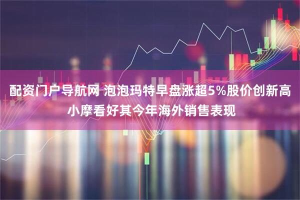 配资门户导航网 泡泡玛特早盘涨超5%股价创新高 小摩看好其今年海外销售表现
